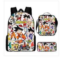 Dragon Ball Dragon Ball Madingas Kuprinė Europos ir Amerikos Retro Mokyklinė Kuprinė 1-os klasės~ 4-os klasės krepšys 17 inch backpack