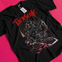 Berserk Marškinėliai, Japoniški Anime Marškinėliai Guts Manga Marškinėliai, Madingi Marškinėliai Anime Marškinėliai BB018 3XL