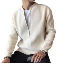 Men's Warm Knit Sweater Jacket 4XL abrikosas
