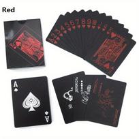 Vandeniui atsparus PVC iliuzionisto pokerio kortų rinkinys, patvarus, estetiškai sukurtas, puikiai tinkantis žaidimų vakarams, kazino vakarėliams, šeimos pramogoms, dovana