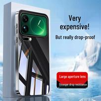 Xiaomi 17 Pro Max Phone Case - New High-End, Anti-Drop, Mirror Glass Protective Cover Xiaomi 17 Pro Max (Large Opening)