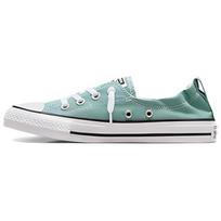 Converse Chuck Taylor All Star patogūs, ilgaamžiai, lengvi, žemakulniai drobės batai moterims žalia ir balta spalva 36 white