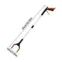 Grabber Reacher Tool For Seniors Foldable Pick Up Stick 33 Inch Gripper And Reaching Tool Heavy Duty Pick Up Stick For Seniors oranžinė