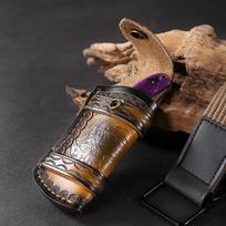 Knife Holsters Universal Leather Sheath Waist Hanging for Outdoor Bushcrafts China Mainland
