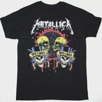 Metallica Guns N Roses 1992 Tour  Black Unisex Rock Tee Unisex T-Shirt XXXL