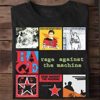 RAGE AGAINST THE MACHINE album Short Sleeve Unisex T-Shirt All Size BM972 Unisex T-Shirt M