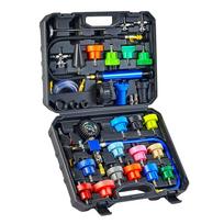 31 Pcs Coolant Pressure Tester Kit Radiator Cooling System Pressure Tester Kit Cooling System Leak Detector for Car Truck SUV