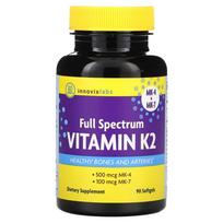 InnovixLabs Full Spectrum Vitamin K2 Softgels, 90 Count 90 pcs - 1 ea