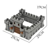 Construction Brick Playthings Boys Architecture Model Scenes City Walls Castles Fortresses Tiny Pieces City Gates Children's Gifts