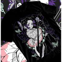 Shinobu Kocho TShirt Demon Slayer Kimetsu No Yaiba Anime Highquality Streetwear Is Suitable for Both Unisex and Women 2026 Summer S
