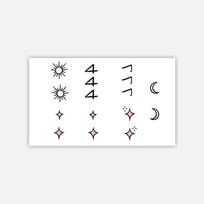 Xingyue Digital Finger Tattoo Sticker, Waterproof And Long-Lasting, Male And Female Finger Personalized Tattoo 11*18