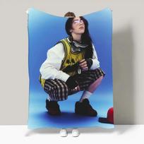 Singer B-Billie-Girl E-eilish Blanket Design Lightweight  For Dorms, Naps, Living Room, Office,Sofa,All-Season 75x90cm