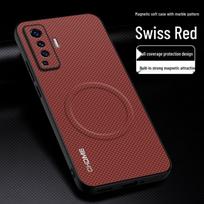 Vivo X50/X50 Pro Drop-Proof Magnetic Case with Mark Pattern X50