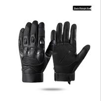 TULX Men's Tactical Full Finger Gloves M-XL šalta juoda spalva