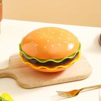 Stackable Hamburger Plate Set Burger 5/7 Layers Mini Dinner Plate High Value Bone Spit Plate Funny Sauce Containers Table Decor