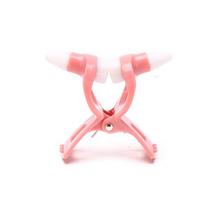 Nose Clip Nose Bridge Heightener Beauty Nose Straightener Narrow Nose Wing Corrector for Women rožinė