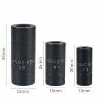 8pcs Tap Socket Set 1/4 3/8 Wrench Drill Bit Adapter Double Head Square Tap Socket Ratchets Driver For Automotive Home Repairs China Mainland