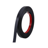 1PC 5mx1cm Molding Trim Peel and Stick Gold Flexible Self Adhesive Waterproof Wall Mirror Corner Round Edge Tile Trim (black,5m) juoda