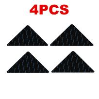 4/12/24PCS Reusable Rug Gripper Tape Double Sided Adhesive Non-Slip Rug Pad Tape Stickers Washable Area Rug Pad Carpet Tape