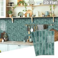 Self-adhesive tile decals, peel-and-stick tile stickers, splash-proof wall decor for kitchens and bathrooms, bedroom decor (as the picture,20pcs)