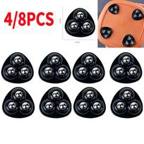 4pcs Paste Universal Wheel No Noise Self Adhesive Universal Pulley Rotating Wheels for Trash Can Bottom Kitchen Small Appliances (as the picture,4PCS)