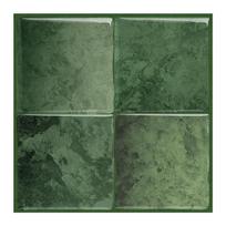 10 Pack Kitchen Backsplash Tile Peel and Stick - 3D Adhesive Peel and Stick Tile Backsplash for Kitchen, Bathroom, Wall Tile (green,10Pack) žalia