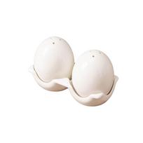 Ceramic Simulated Egg Spice Jar Set Underglaze Painting Mini Salt and Pepper Bottle With Storage Tray Spice Bottle Set