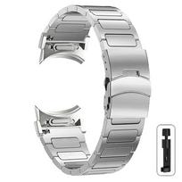 Titanium quick fit strap for Samsung galaxy watch 6 5 4 band classic 47mm 43mm 42 46mm Pro 45mm business bracelet for 6 40 44mm sidabras
