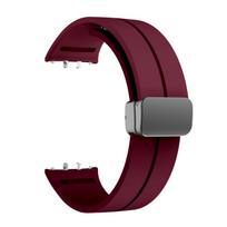 Silicone Strap For Samsung Galaxy Fit 3 Magnetic Buckle Sports Wristband Samsung Galaxy Fit3 No Gaps Bracelet Band Accessories Samsung Galaxy Fit 3