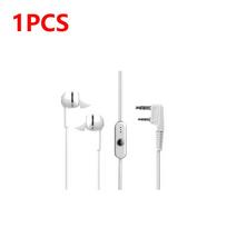 1-5pcs 1.2m PTT MIC Headset for Walkie Talkie 2 Pin Dual Earphone Earpiece Replacement Portable for BAOFENG KENWOOD