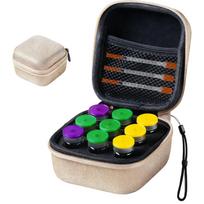 Practical 10ML Insulin Vial Storage Case Waterproof 9 Slots Essential Oil Case EVA Shockproof Insulin Vial Protector Travel Use