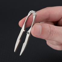 Easy To Use Emergency Camping Tweezer Portable Small Size Outdoor Tool Mini Clip CNC Machining Survival Supplies Survival Bent