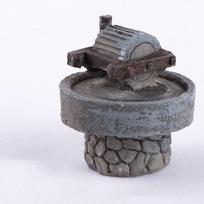 Mini Realstic Resin DIY Tradiational Scene Statue Bonsai Decor Figurines House Model