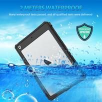 IP68 Waterproof Case Cover for Apple iPad 7 8 9 10.2  with Screen Protector Pencil Holder Water Resistant Kickstand Case w/Strap for iPad 8 10.2 2020