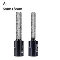 2/3/4/ 5 Pc /set Dry Diamond Drilling Bit Tile Cutter Marble Drill Bit M10 Thread Brazed Hole Opener Angle Grinder Tool