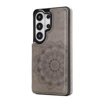 For Samsung Galaxy S26 Ultra S26 Plus Flower Wallet Case PU Leather Flip Cover Card Holder Magnetic Clasp Kickstand Phone Case For Galaxy S26 ruda