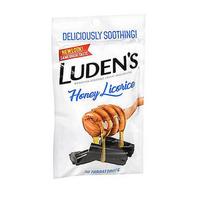 Ludens  Throat Drops ,Honey Licorice 30 each