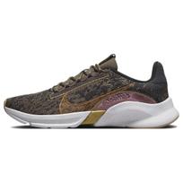 (WMNS) Nike SuperRep Go 3 Next Nature Flyknit Premium 'Olive Grey Metallic Copper' Women's DQ4679-001 EU 36