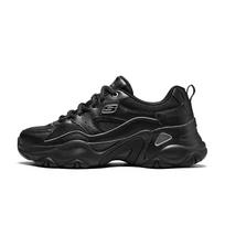 Skechers DLites 5.0 Panda Shoes Comfortable Versatile Shock Absorbing Durable Supportive Lightweight Increased Height Low Top Dad Shoes 150521-BBK 36