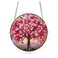 Acrylic Puzzle Suncatcher Window Hanging Ornament 83 Pcs Puzzles Sun Catcher Garden Decoration Gifts for Women Men Mom 19cm A