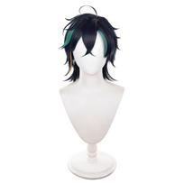 NOKIJP Kiinichi Wig Genshin Impact Cosplay Heat-Resistant Wig Smooth and Easy to Style Genshin Impact Nata Kiinichi The Hunter Who Inherits the Flame