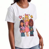 Anime Girl With Pistol Wounisex's Cotton T Shirt, Premium Cotton Print, Durable And Longlasting, Casual And Stylish, Cute Anime Girl Design, Perfect F S