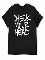 Check Your Head T-Shirt Anime Anime Figures Blue Lock T Shirts For unisex Graphic S
