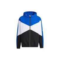 adidas neo M Cs Cb Wb Logo Embroidered Splicing Contrasting Colors Hooded Jacket Blue Men's GP5687 M
