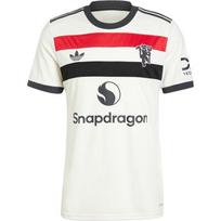 adidas Manchester United 24/25 Third Jersey Asia Sizing 'White Red' Men's IY7806 XS
