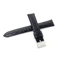 Watch Genuine Leather with Care Instructions [Seiko] Band, 19mm, Strap, Men's, (Black)