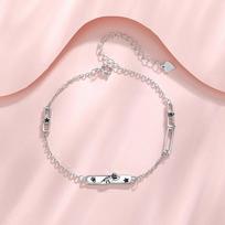 Tichia Sterling Silver Rabbit Carrot Necklace for Women – Cute, High-End Summer Clavicle Chain Design 925 Silver