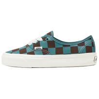 Vans Authentic Checkerboard Comfortable Versatile Low-Top Skate Shoes Unisex sneaker Blue Brown VN000D5KERD 39