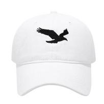 pc Unisex Eagle Embroidery Print Wash Baseball Cap Spring Autumn Outdoor Adjustable Casual Hat Sunscreen Hat Cap for Daily Wear Adjustable