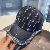 Summer Sun Cowboy Hat Foldable Wide Brim Women Bucket Hat Girl Lady UV Protection Adjustable Outdoor Beach Panama Ponytail Cap